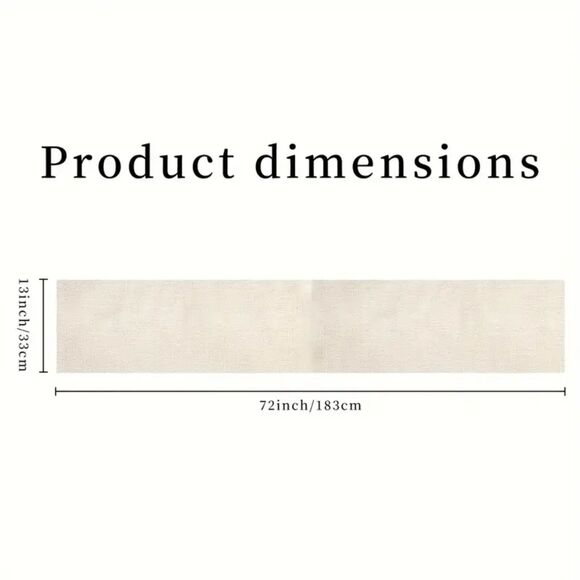 Festive Easter Decor Colorful Kitchen Easter Bunny & Egg Table Runner 13"x72" - Picture 3 of 3